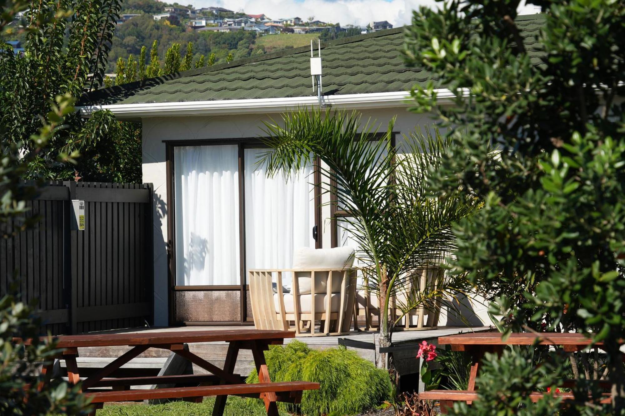 Tahuna Beach Holiday Park Nelson Zimmer foto